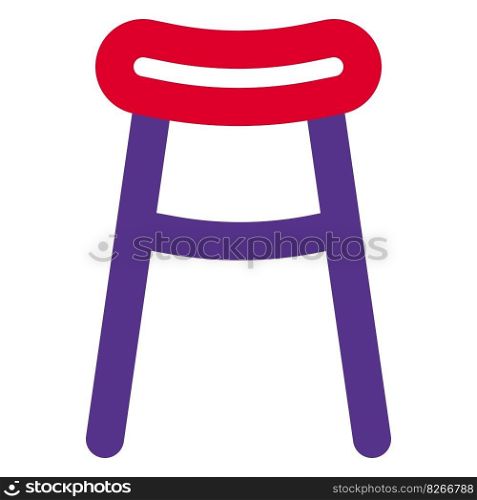 Comfortable bar stool for seating.
