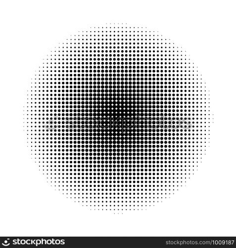 comic black circle on a white background, vector. comic black circle on a white background