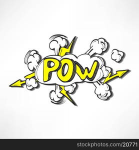 Comic book explosion