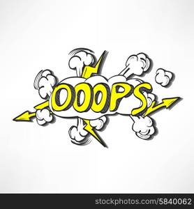 Comic book explosion