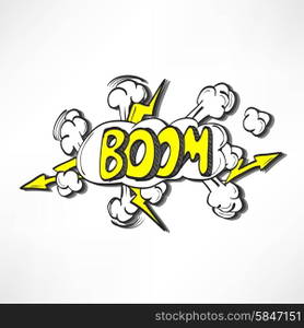 Comic book explosion