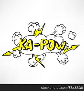 Comic book explosion