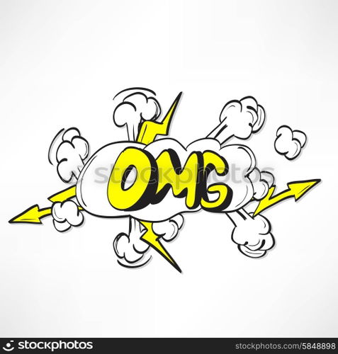 Comic book explosion