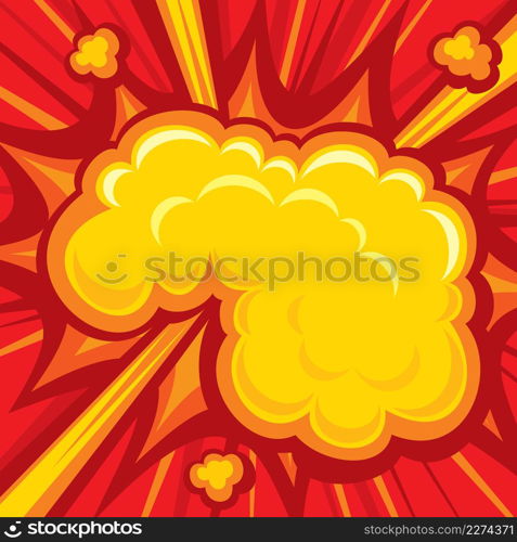 Comic Book Explosion Background