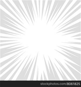 Comic book grey and white radial lines background. Comic book grey and white radial lines background. Comic speed radial background
