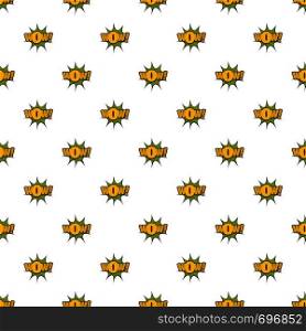 Comic boom pattern seamless in flat style for any design. Comic boom pattern seamless