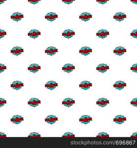 Comic boom splash pattern seamless in flat style for any design. Comic boom splash pattern seamless