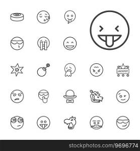 Comic icons Royalty Free Vector Image