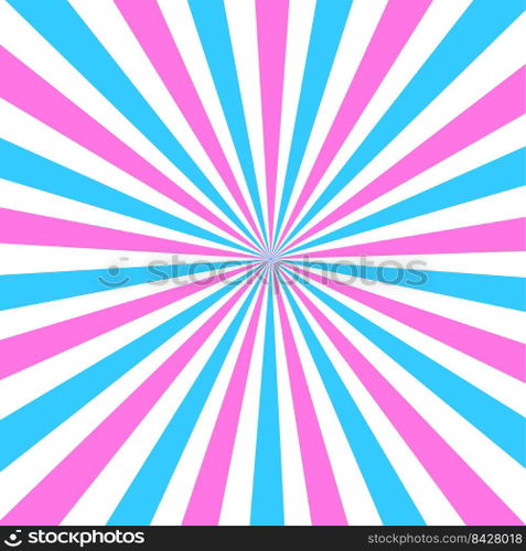 comic light rays background