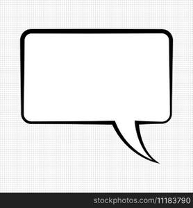 Comic speech bubble vector image