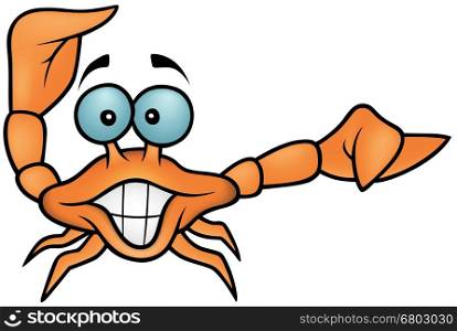 Comical Beach Crab