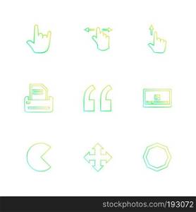 commas  , dot , slash , hands , pointer , arrows , directions , signs , ui , user  interface , technology , code , programming , icon, vector, design,  flat,  collection, style, creative,  icons