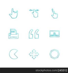 commas , dot , slash , hands , pointer , arrows , directions , signs , ui , user interface , technology , code , programming , icon, vector, design, flat, collection, style, creative, icons