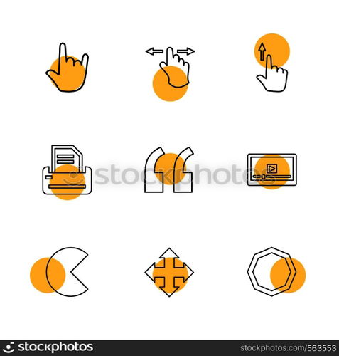 commas , dot , slash , hands , pointer , arrows , directions , signs , ui , user interface , technology , code , programming , icon, vector, design, flat, collection, style, creative, icons