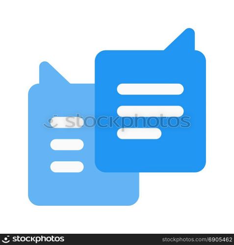comment, icon on isolated background