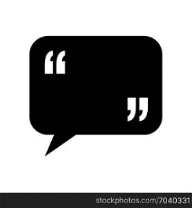 Comment speech balloon, icon on isolated background