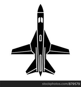 Commercial plane icon. Simple illustration of commercial plane vector icon for web. Commercial plane icon, simple style