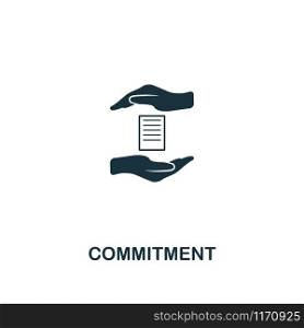 Commitment icon. Premium style design from business management collection. Pixel perfect commitment icon for web design, apps, software, printing usage.. Commitment icon. Premium style design from business management icon collection. Pixel perfect Commitment icon for web design, apps, software, print usage