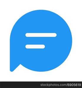 communication chat bubble, icon on isolated background