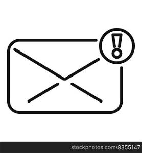 Communication mail icon outline vector. Online web. Media network. Communication mail icon outline vector. Online web