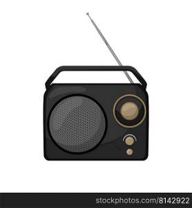 communication radio music cartoon. communication radio music sign. isolated symbol vector illustration. communication radio music cartoon vector illustration