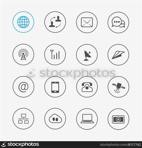 Communications ui icons