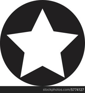 Communist star with hammer and sickle on white background.