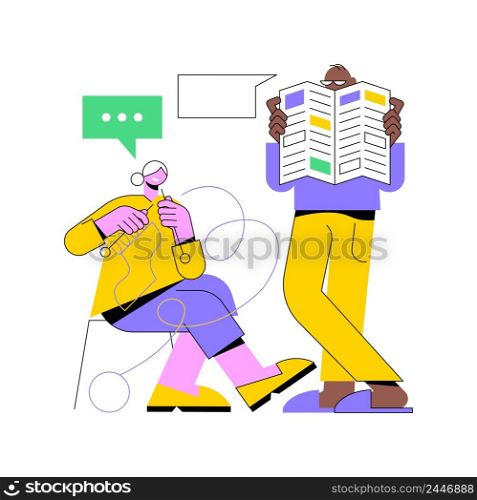 Communities for older people abstract concept vector illustration. Community for seniors, old people social activity, housing facility for elderly citizen, independent living abstract metaphor.. Communities for older people abstract concept vector illustration.