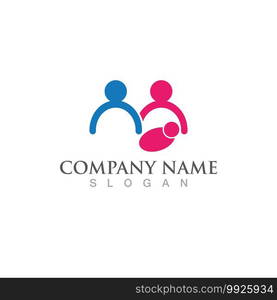 Community and adoption logo and symbol vector