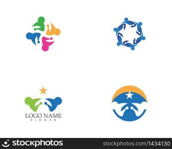 Community care logo design concept