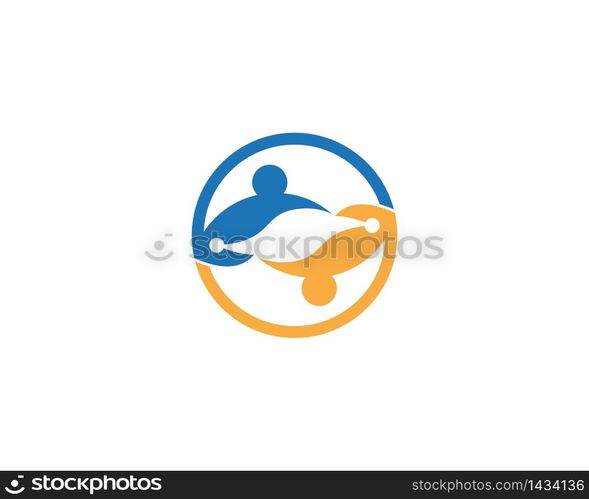 Community care logo design concept