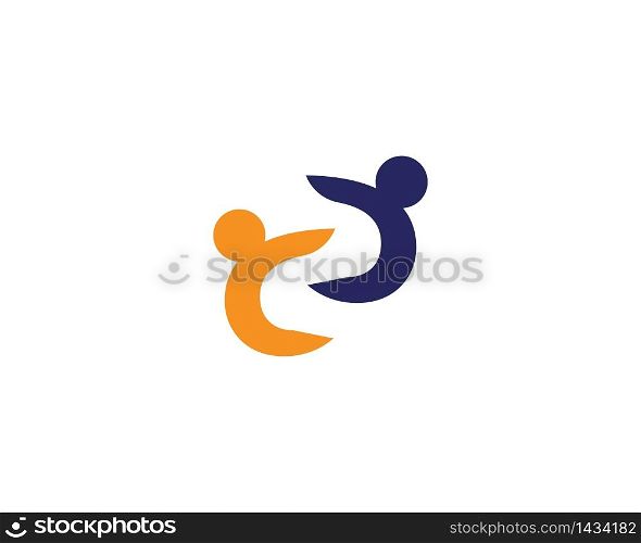 Community care logo design concept