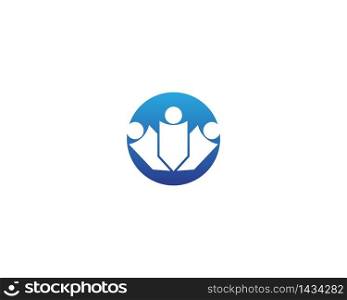 Community care logo template