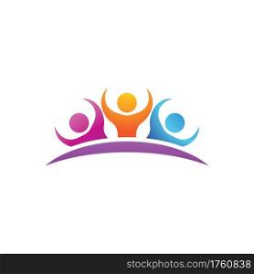 Community, group family and social logo