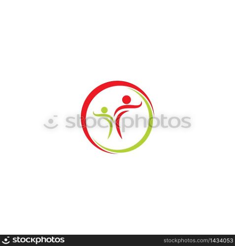 Community logo icon colorful illustration