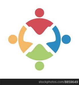 Community logo icon design illustration