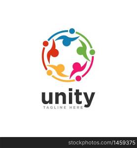 Community Logo Icon Design Vector