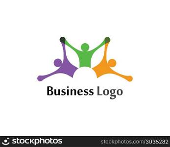 Community logo people care and symbols template. Community people care logo and symbols template