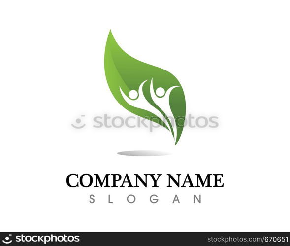 Community people care logo and symbols template