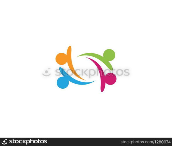 Community vector icon illustration design