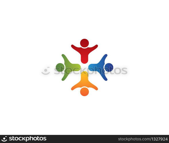 Community vector icon illustration design