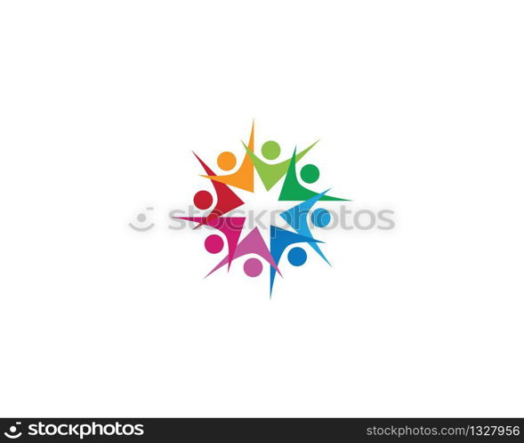 Community vector icon illustration design