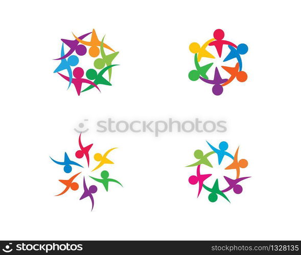 Community vector icon illustration design