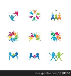 Community vector icon illustration design