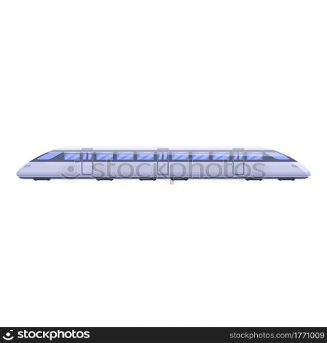 Commuter fast train icon. Cartoon of Commuter fast train vector icon for web design isolated on white background. Commuter fast train icon, cartoon style