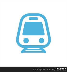 commuter train icon flat vector logo design trendy illustration signage symbol graphic simple