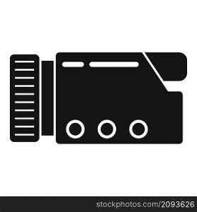 Compact camcorder icon simple vector. Video camera. Digital camcorder. Compact camcorder icon simple vector. Video camera