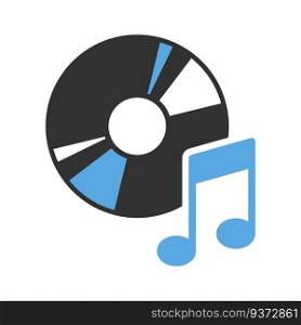 Compact disc icon vector on trendy design