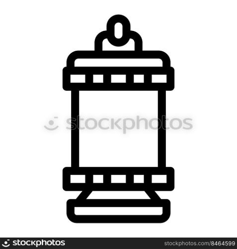 compact l&line icon vector. compact l&sign. isolated contour symbol black illustration. compact l&line icon vector illustration
