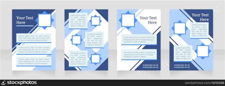 Company budget planning blank brochure layout design. Business practice. Vertical poster template set with empty copy space for text. Premade corporate reports collection. Editable flyer paper pages. Company budget planning blank brochure layout design